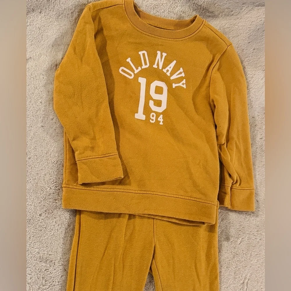 Old Navy Kids' Sweat Suit in Mustard